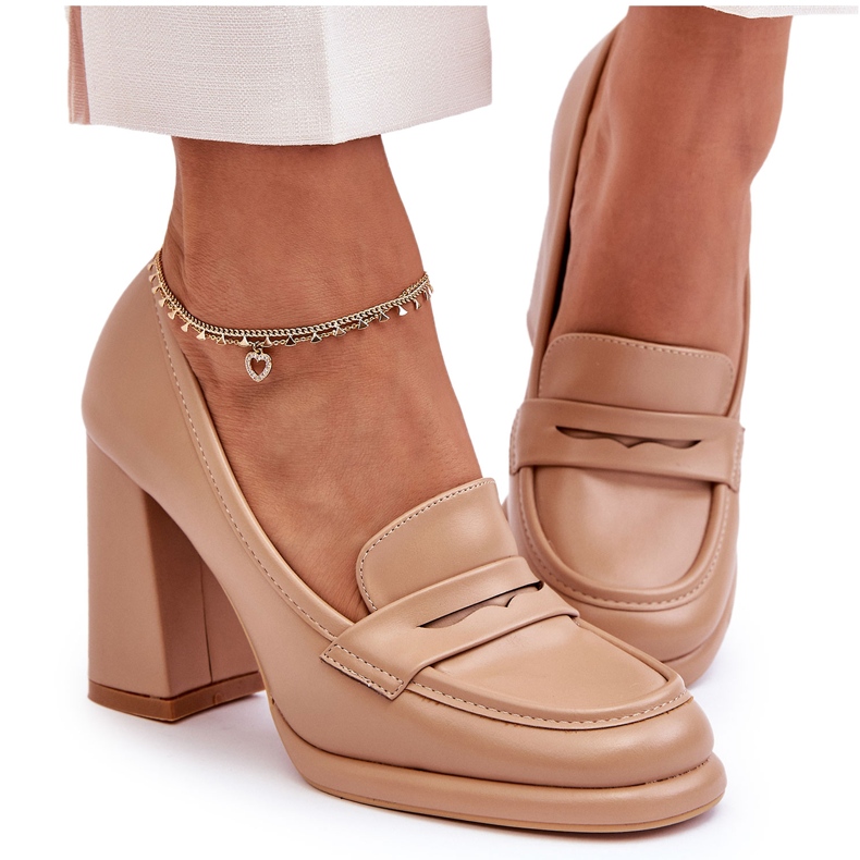 PS1 Bombas De Moda En Florencia Beige