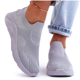 PG1 Zapatillas Deportivas Sin Cordones Mujer Gris Claris