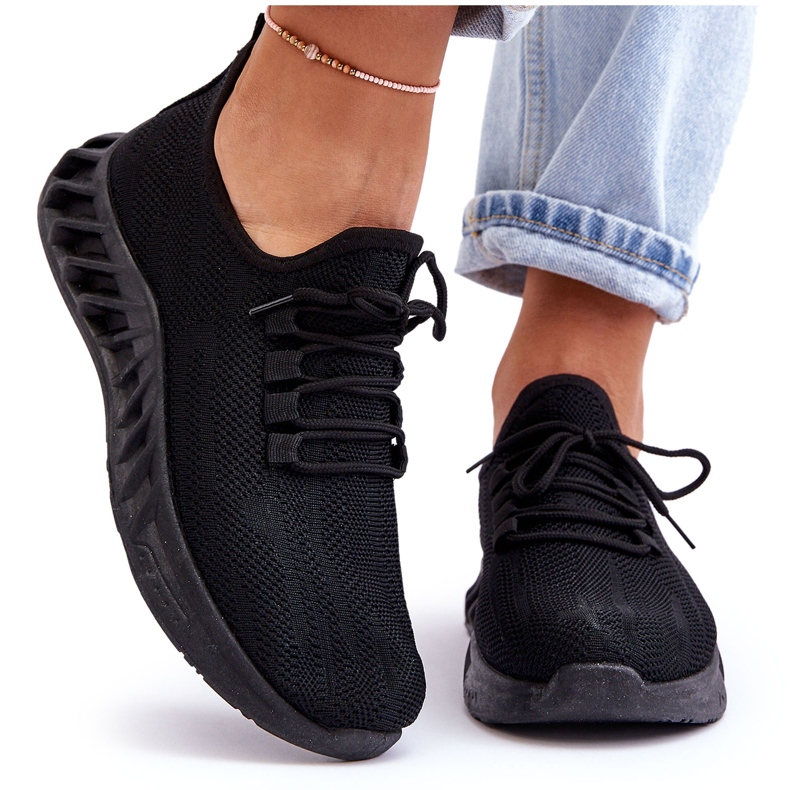 PG1 Zapatillas Deportivas De Mujer Sin Cordones Negro Venett