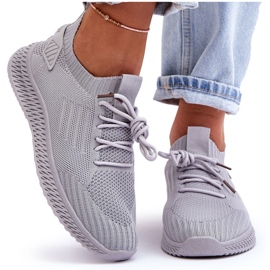 PG1 Zapatillas Mujer Slip-On Textil Gris Zauna