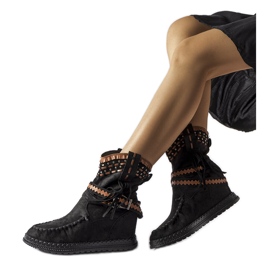Inna Botas de cuña negras de Beausoleil. negro Inna Botas de cuña negras de Beausoleil. negro