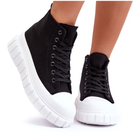 PS1 Zapatillas altas de mujer negras Avis negro