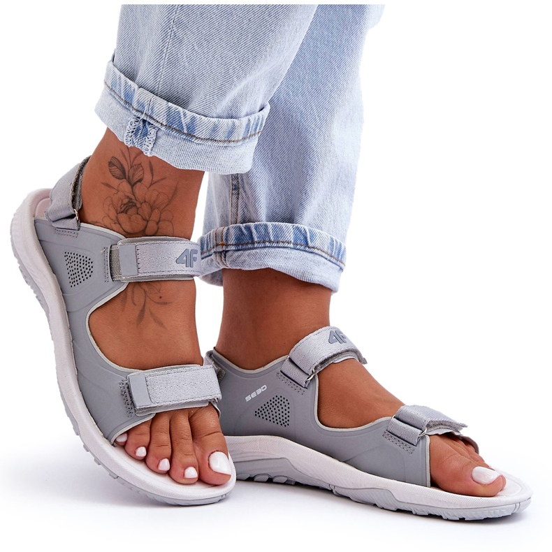 Sandalias Deportivas Mujer 4F 4FSS23FSANF016-27S Gris