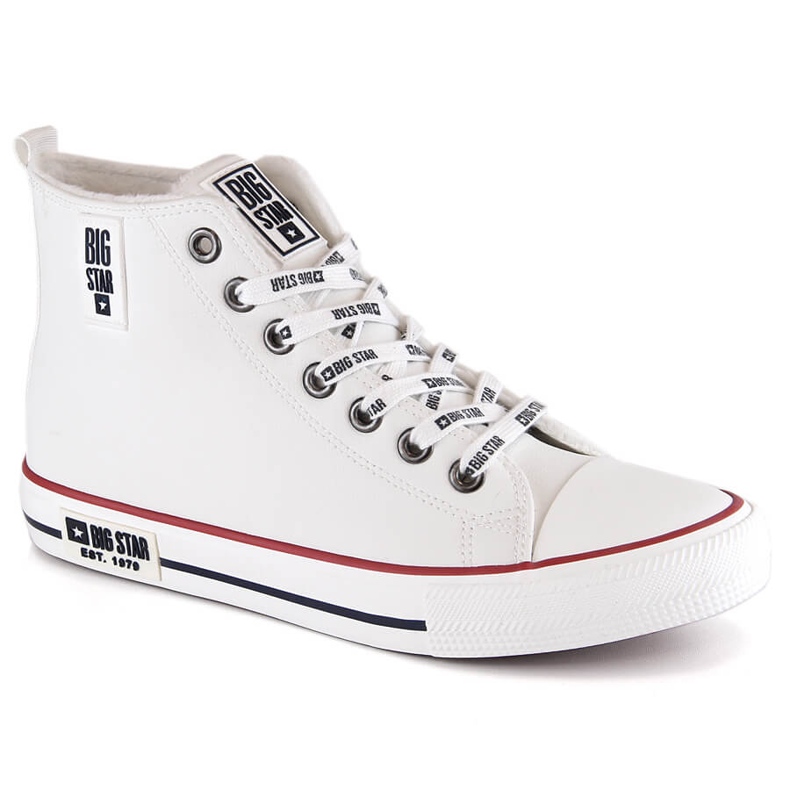 Zapatillas con aislamiento para hombre altas blancas Big Star KK174345 blanco