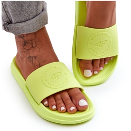 Pantuflas Sport Mujer 4F 4FSS23FFLIF069-72S Lima verde