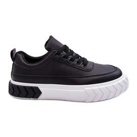 PG1 Zapatillas Clásicas Con Plataforma Blanco Y Negro Nannzie