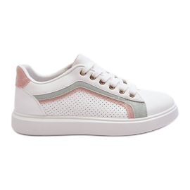 PG1 Deportivas Clásicas de Mujer Blanco y Rosa Amaranti