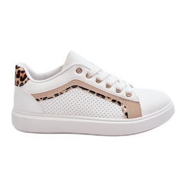 PG1 Deportivas Clásicas de Mujer Blanco y Beige Amaranti