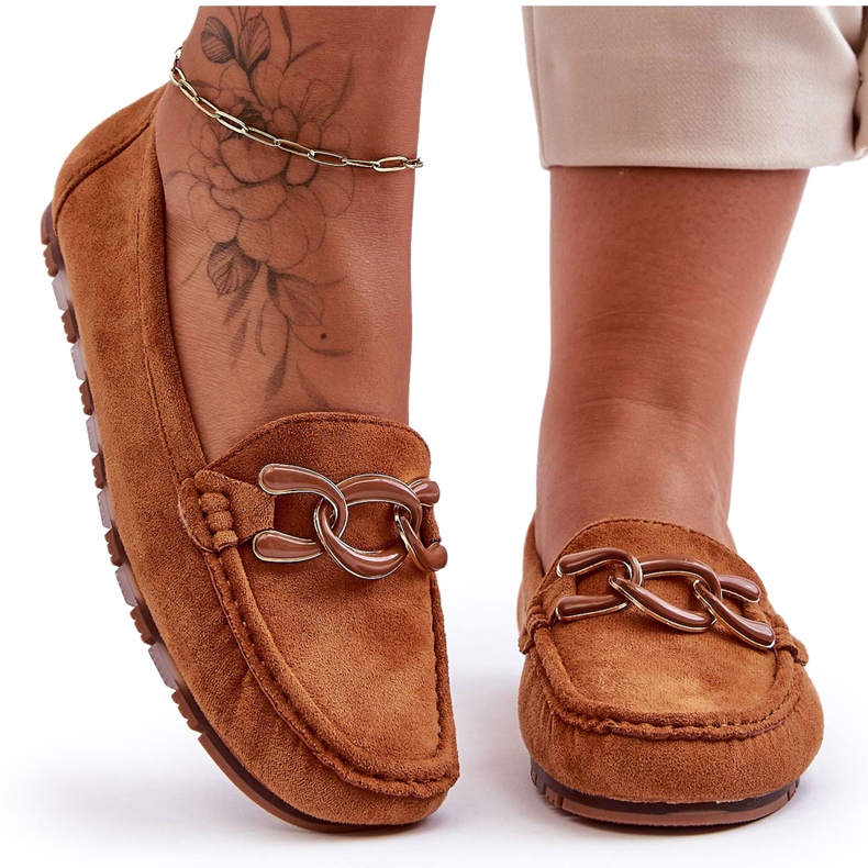 PG1 Mocasines Planos Mujer Ante Marrón Appia PG1 Mocasines Planos Mujer Ante Marrón Appia