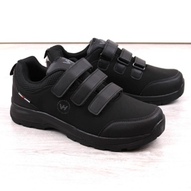 Potocki Zapatillas trekking deportivas softshell con velcro negro Vanhorn