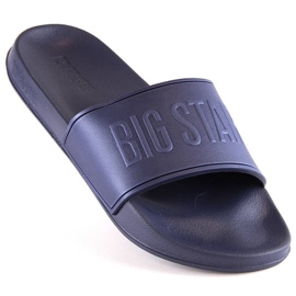 Big Star M INT1906B Chanclas de piscina de espuma azul marino