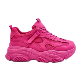 PG1 Chunky Platform Sneakers de Mujer Fucsia Agnenia rosa