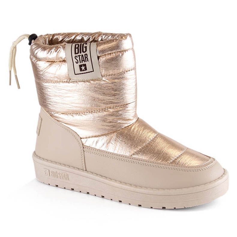 Botas de nieve mujer beige metalizado insuladas Big Star II274121
