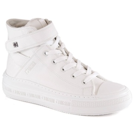 Deportivas insuladas con cordones y velcro blanco Big Star MM274006