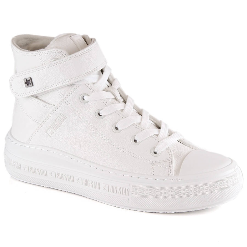 Deportivas insuladas con cordones y velcro blanco Big Star MM274006