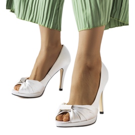 Tacones abiertos Paré blanco