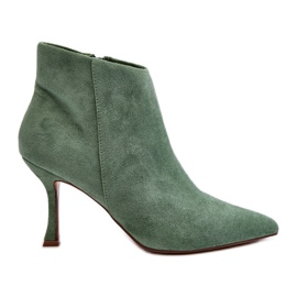 WS1 Botas Tacón Mujer Ante Verde Merissa WS1 Botas Tacón Mujer Ante Verde Merissa