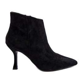 Botas Mujer Ante Tacón Negro Merisa Botas Mujer Ante Tacón Negro Merisa
