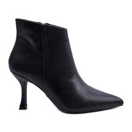 Botas Mujer Piel Tacón Alto Negro Merisa
