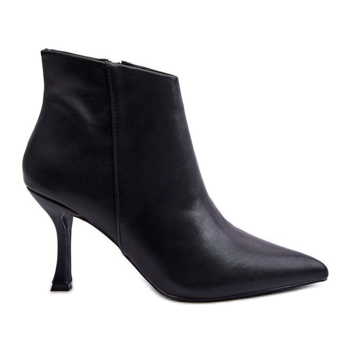 Botas Mujer Piel Tacón Alto Negro Merisa