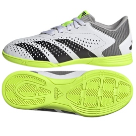 Adidas Predator Accuracy.4 In Jr IE9440 zapatos de fútbol blanco blanco