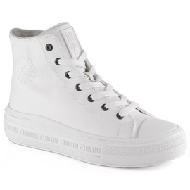 Zapatillas insuladas con cordones Big Star W INT1902A blanco