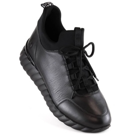 Zapatos de cuero Rieker W RKR611B negro