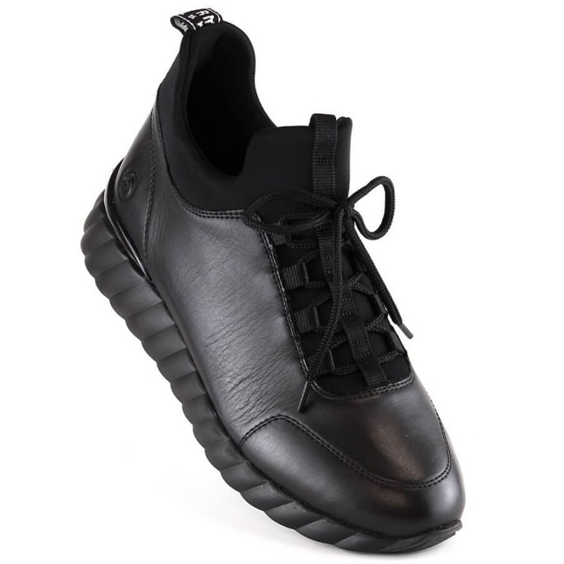 Zapatos de cuero Rieker W RKR611B negro