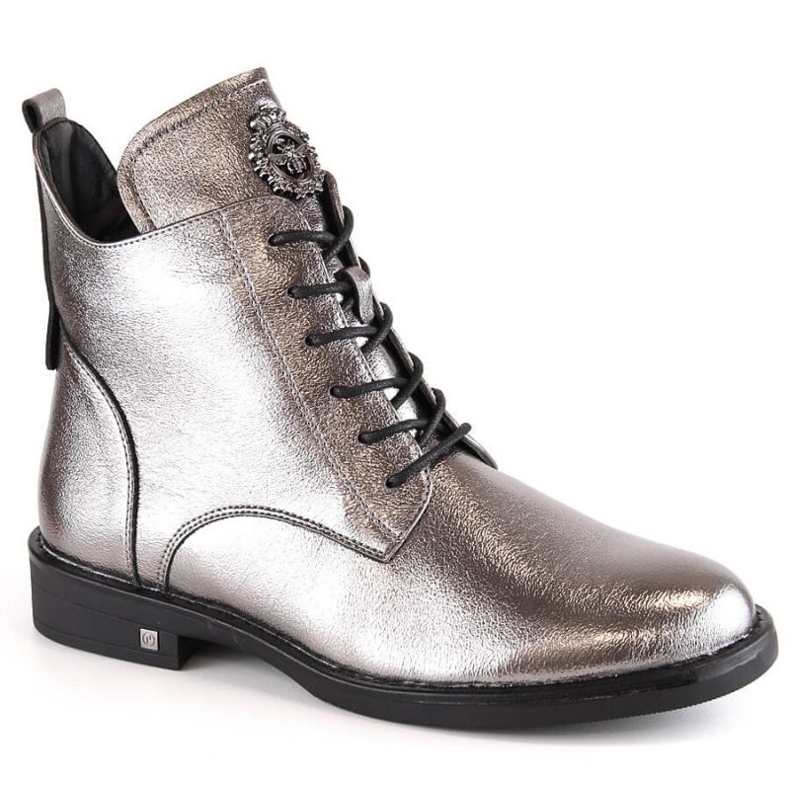 Botas con cordones y cremallera Potocki W WOL171D pewter