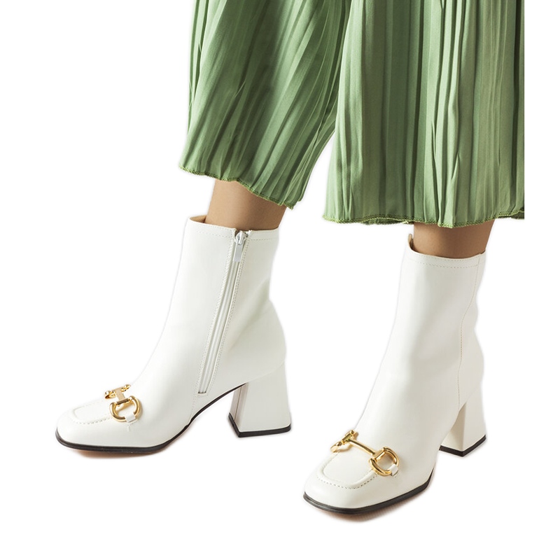 Botines blancos de Castione Botines blancos de Castione