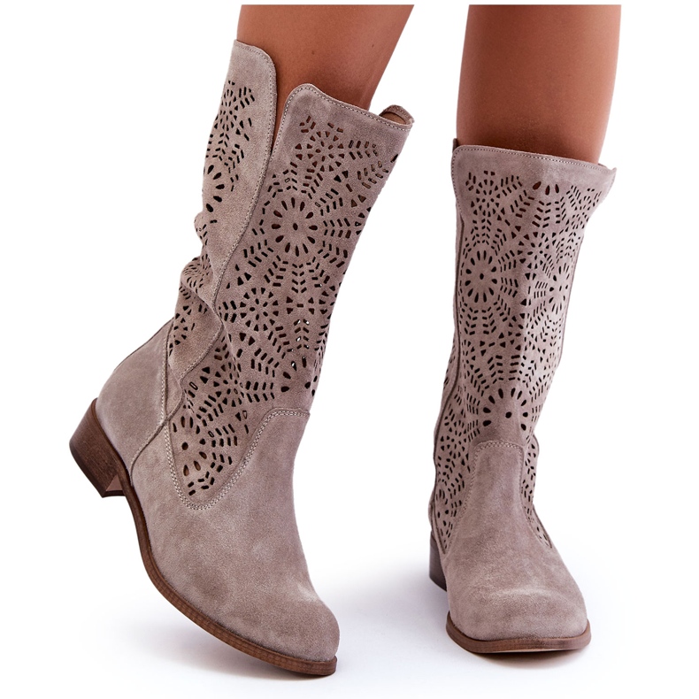 Lewski Shoes Botas Ante Calado Izquierdo 3366/2 Cappucino beige Lewski Shoes Botas Ante Calado Izquierdo 3366/2 Cappucino beige