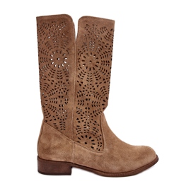 Lewski Shoes Botas Ante Calado Leewski 3366/2 Beige