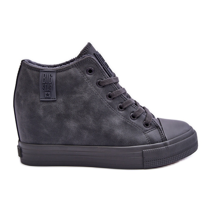 Sneakers Mujer Piel Cuña Big Star MM274005 Gris