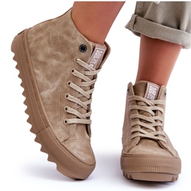 Zapatillas Mujer Big Star High Warm Beige GG274071