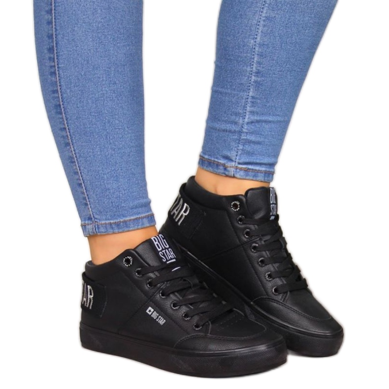 Zapatos Big Star W EE274351 INT1226C negro