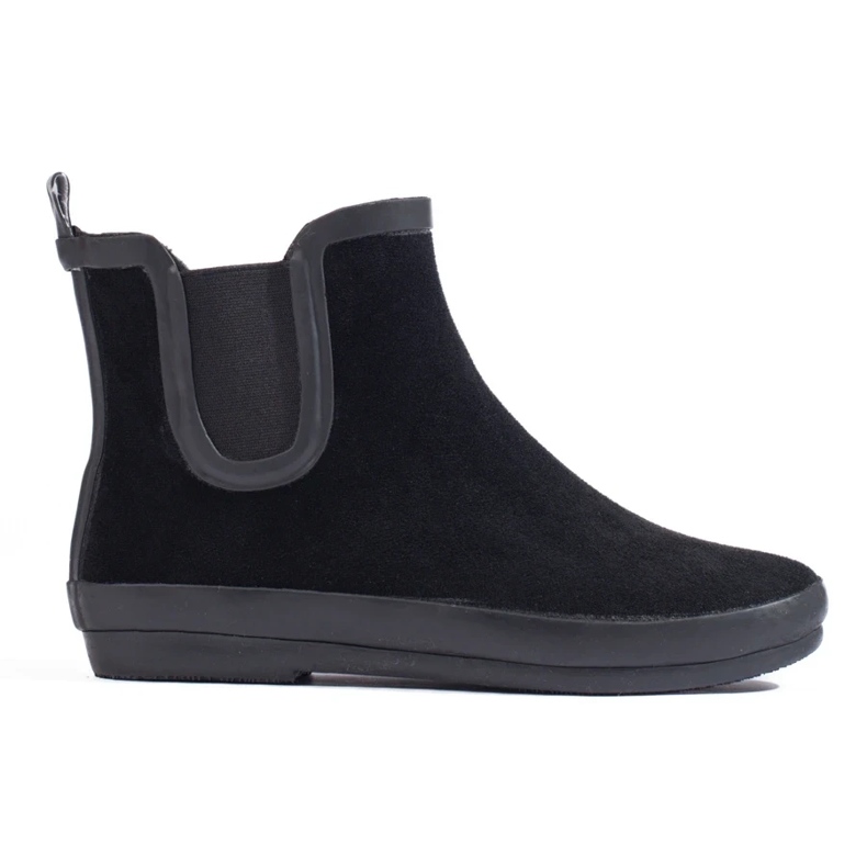 W. Potocki Botas de agua negras de ante insuladas Potocki negras negro