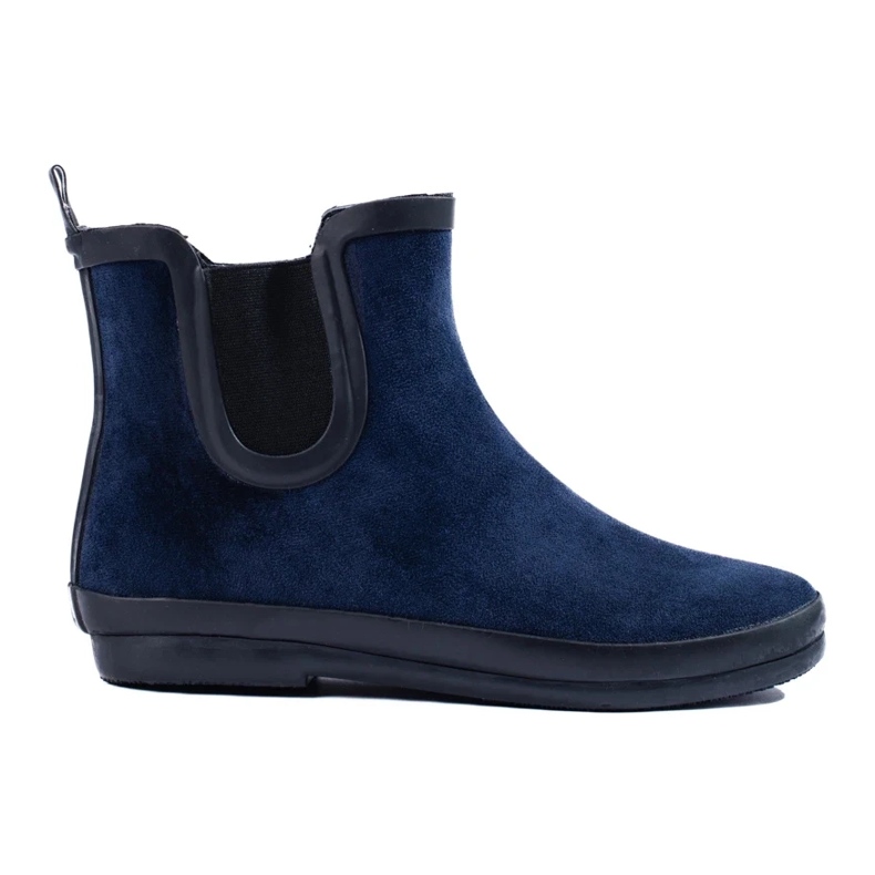 W. Potocki Botas de agua con aislamiento de ante azul marino de Potocki