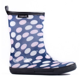 Botas de agua de mujer T.Sokolski con lunares azul