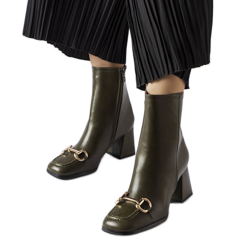 Botines verdes de Castione Botines verdes de Castione