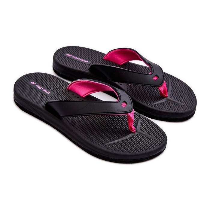 Chanclas Mujer 4F 4FSS23FFLIF061-21S Negro-Rosa
