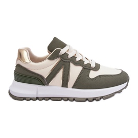 PG1 Deportivas Mujer Verde-Beige Kabama