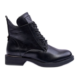 Vinceza Botas Worker Mujer Piel Negras Tedrick negro Vinceza Botas Worker Mujer Piel Negras Tedrick negro