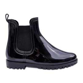 PS1 Botas de Lluvia Clásicas de Mujer Botas Chelsea Negras Jenifer negro