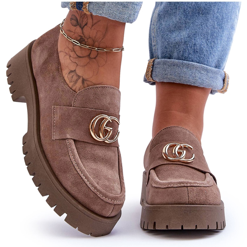 Laura Messi Zapatos Mujer Ante Con Adorno Beige Oscuro Rosefalls Laura Messi Zapatos Mujer Ante Con Adorno Beige Oscuro Rosefalls