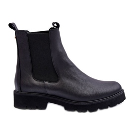 Botas de Piel Botas Jodhpur Negras Nicole 2672 negro