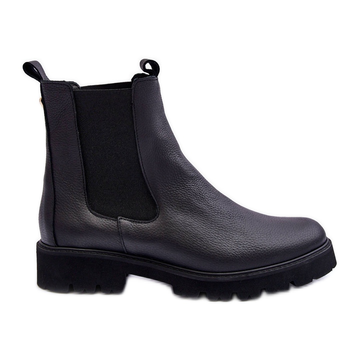 Botas de Piel Botas Jodhpur Negras Nicole 2672 negro
