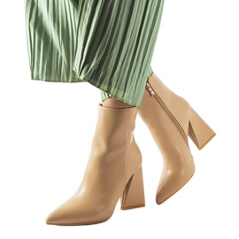 Botines beige de Abelina