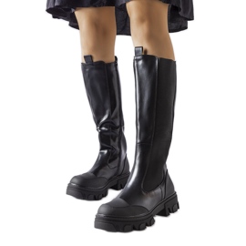 Botas altas negras Pasquale negro