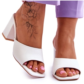 Pantuflas Clásicas Mujer Blancas Loara blanco