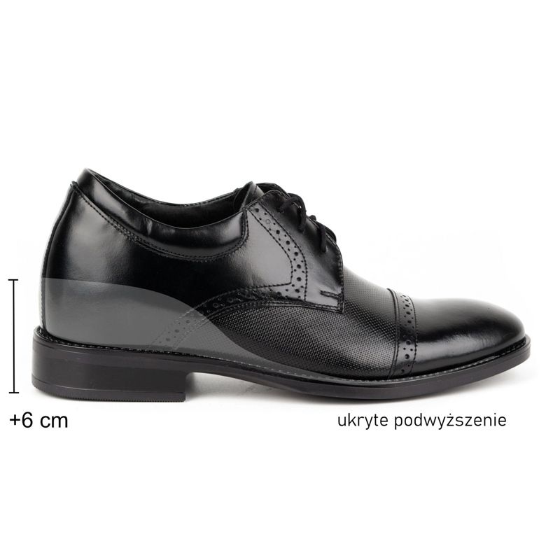 Olivier Zapatos de vestir hombre piel MP45KB negro